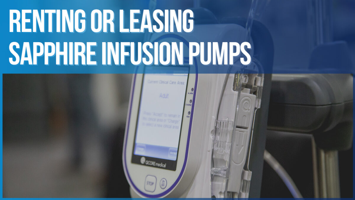 Renting or Leasing Infusion Pumps